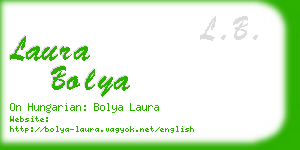 laura bolya business card